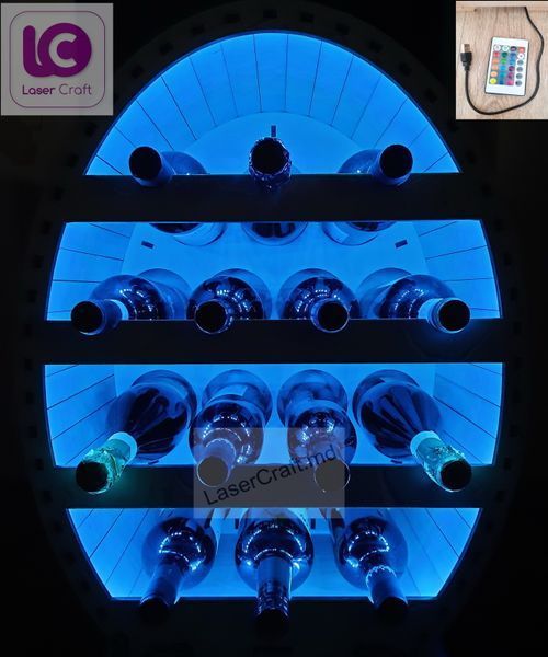 Мини-бар &laquo;Бочка&raquo; с Led подсветкой MB001 фото