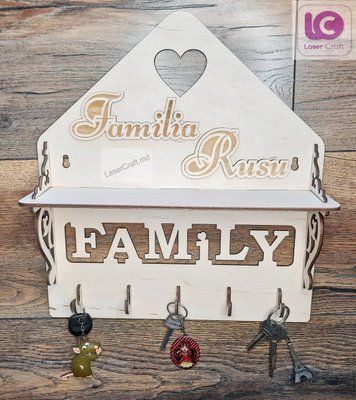 Raft pentru chei "Family" RF353 foto