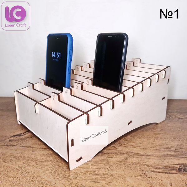 Suport-ladă pentru telefoane №1 (20 secțiuni) SL051 foto